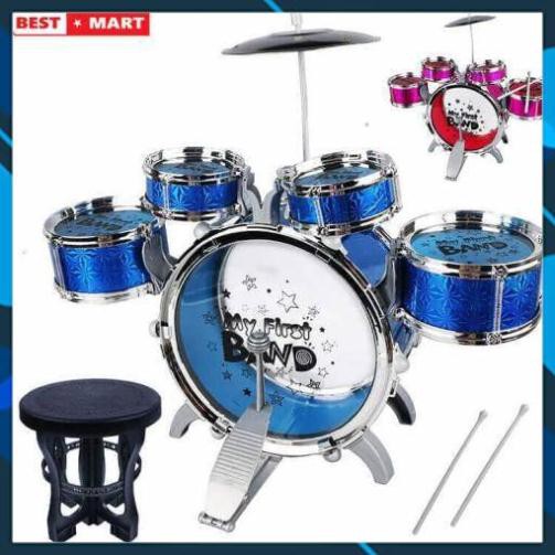 [Ebest] Bộ trống đại cho bé, bộ 5 chống cho bé, Bộ trống Jazz Drum 5 trống cho bé