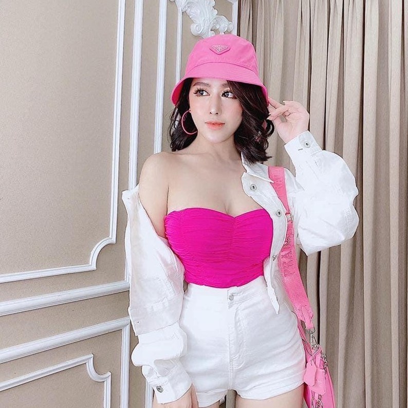 Khuyên Tai - Khoen Tròn Nữ Size 8cm Đủ Màu Phong Cách Hàn Quốc NoBrandFemale