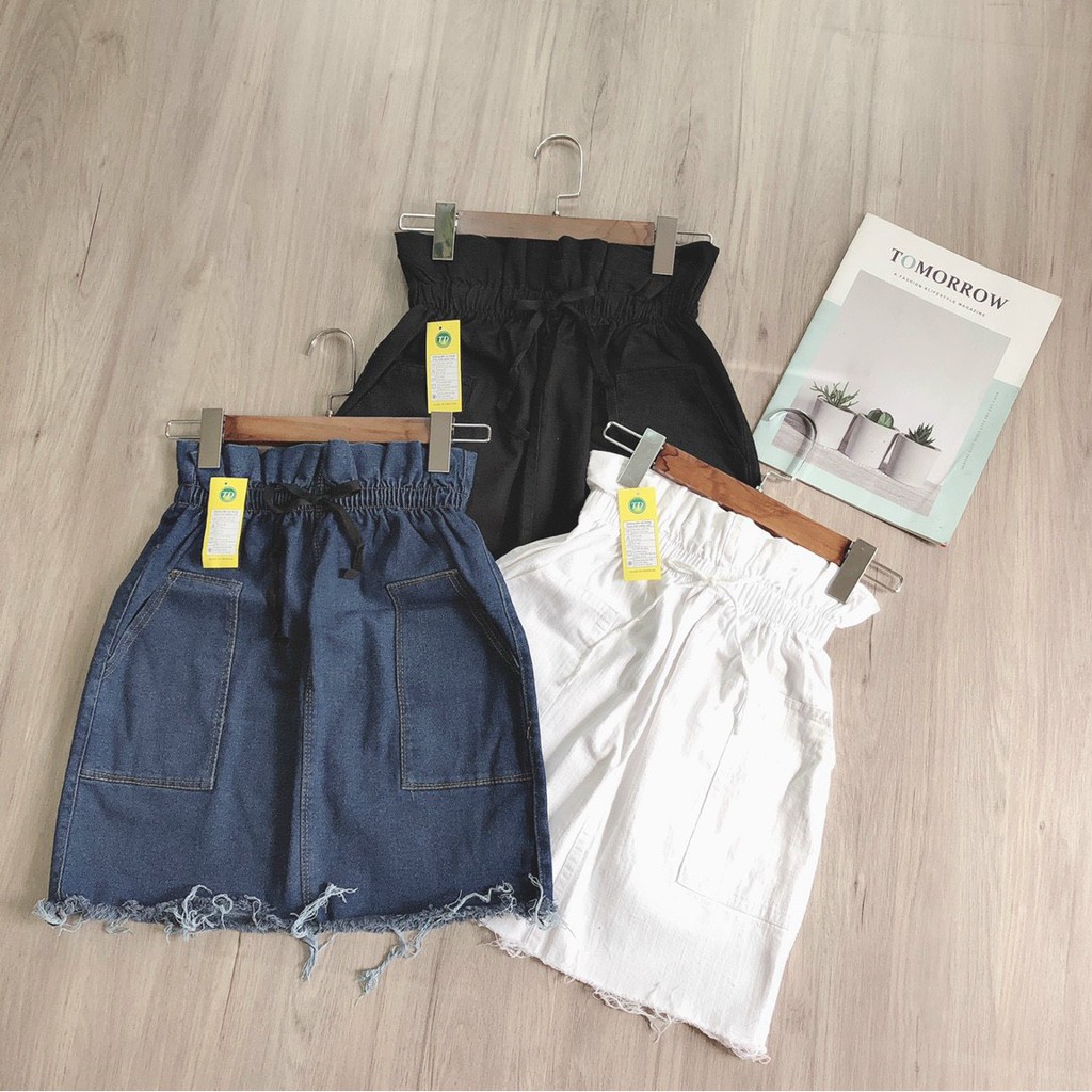 chân váy chun eo, xinh xắn, mix đồ dễ thương ảnh thật free size