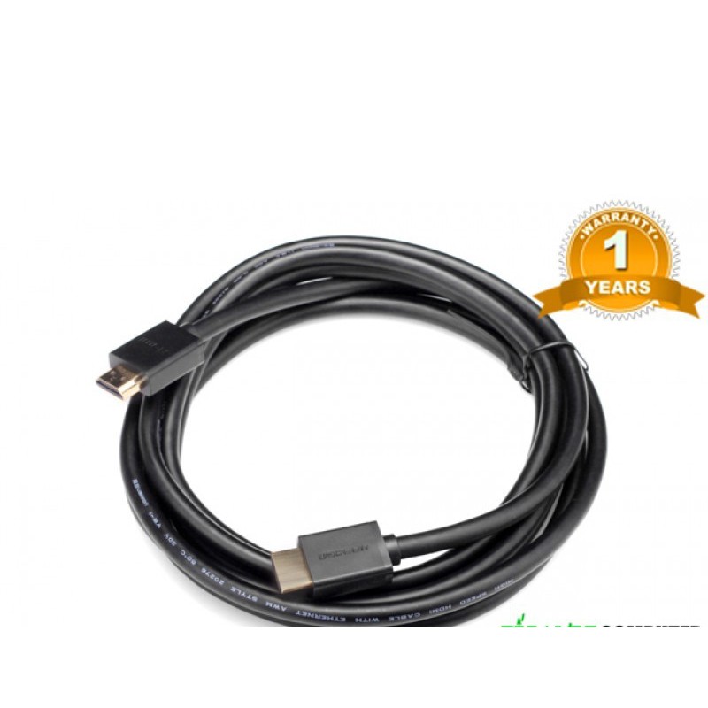 Cáp HDMI 1M Ugreen 10106 hỗ trợ 3D, 4K