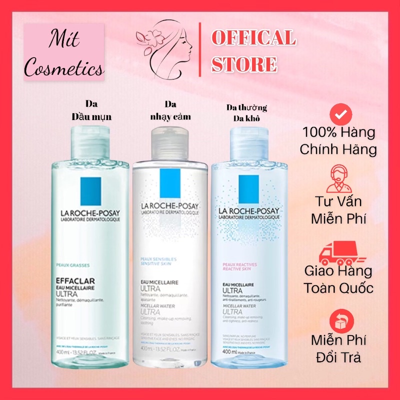 Nước Tẩy Trang LA ROCHE-POSAY Micellar Water Ultra 400ml