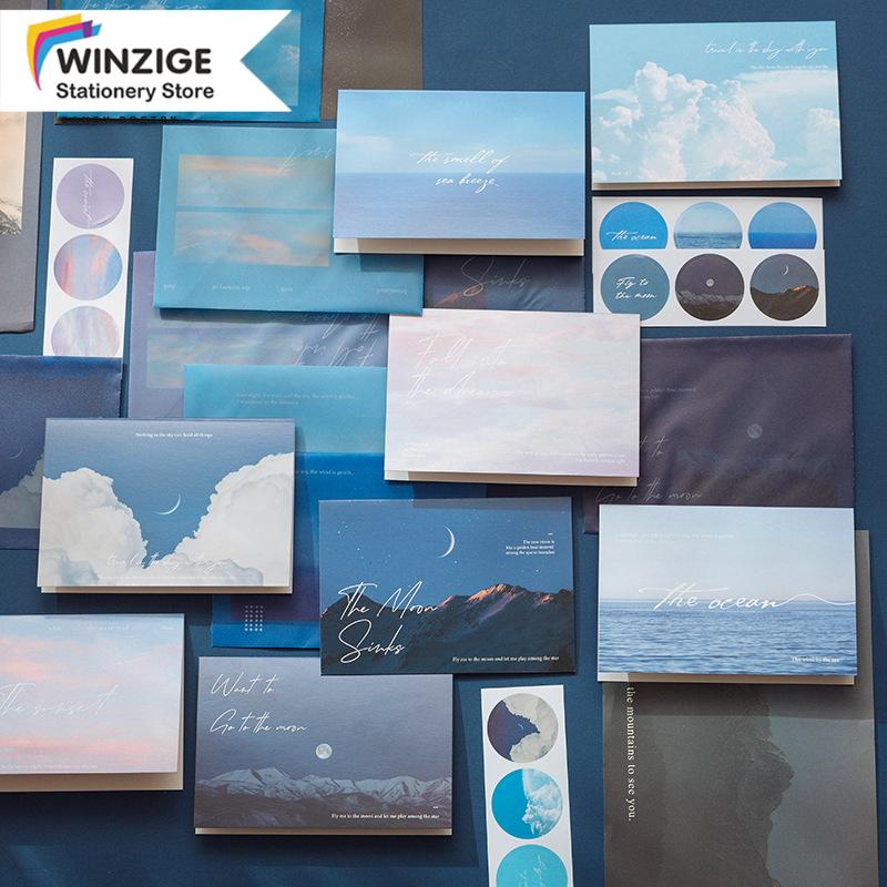 Winzige Ins Postcard Sky Greeting Card Blessing Card Wall Decoration Gift