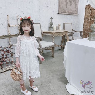 Đầm Ren Công Chúa Dễ Thương Cho Bé Gái