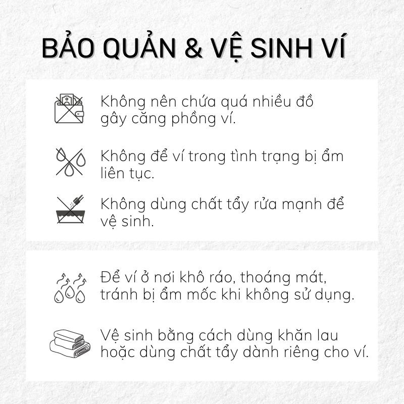Ví nữ đựng tiền, thẻ cầm tay da cao cấp EL001 Micocah chính hãng