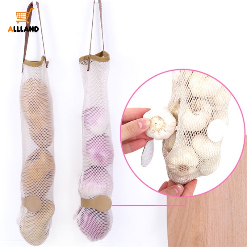 1 Túi Lưới Đựng Rau Củ Quả Đa Năng Thoáng Khí Có Thể Tái Sử Dụng