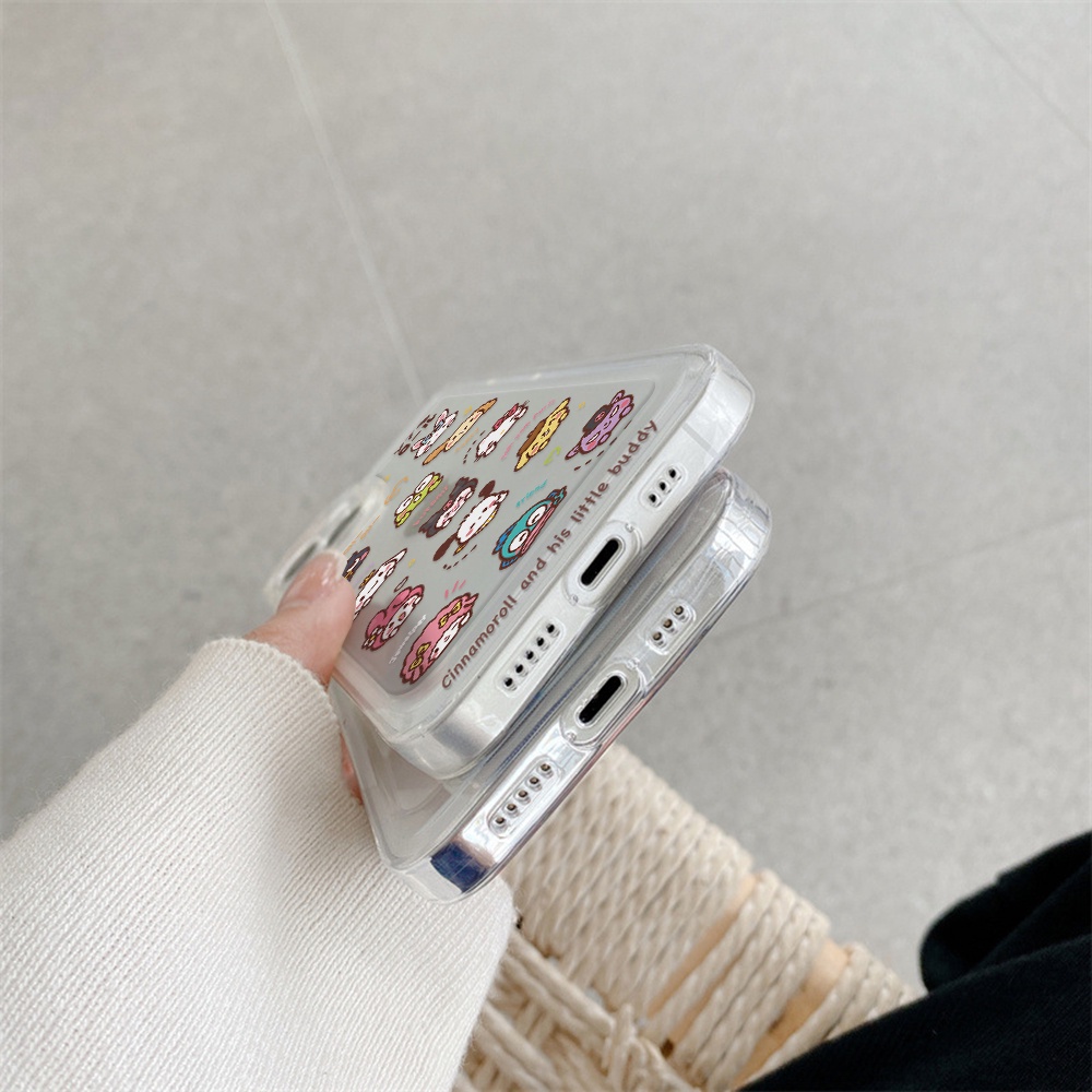 Ốp Điện Thoại Mềm Trong Suốt Chống Sốc In Họa Tiết Cho iPhone 11 13 12 X XS Pro Max XR 12 13