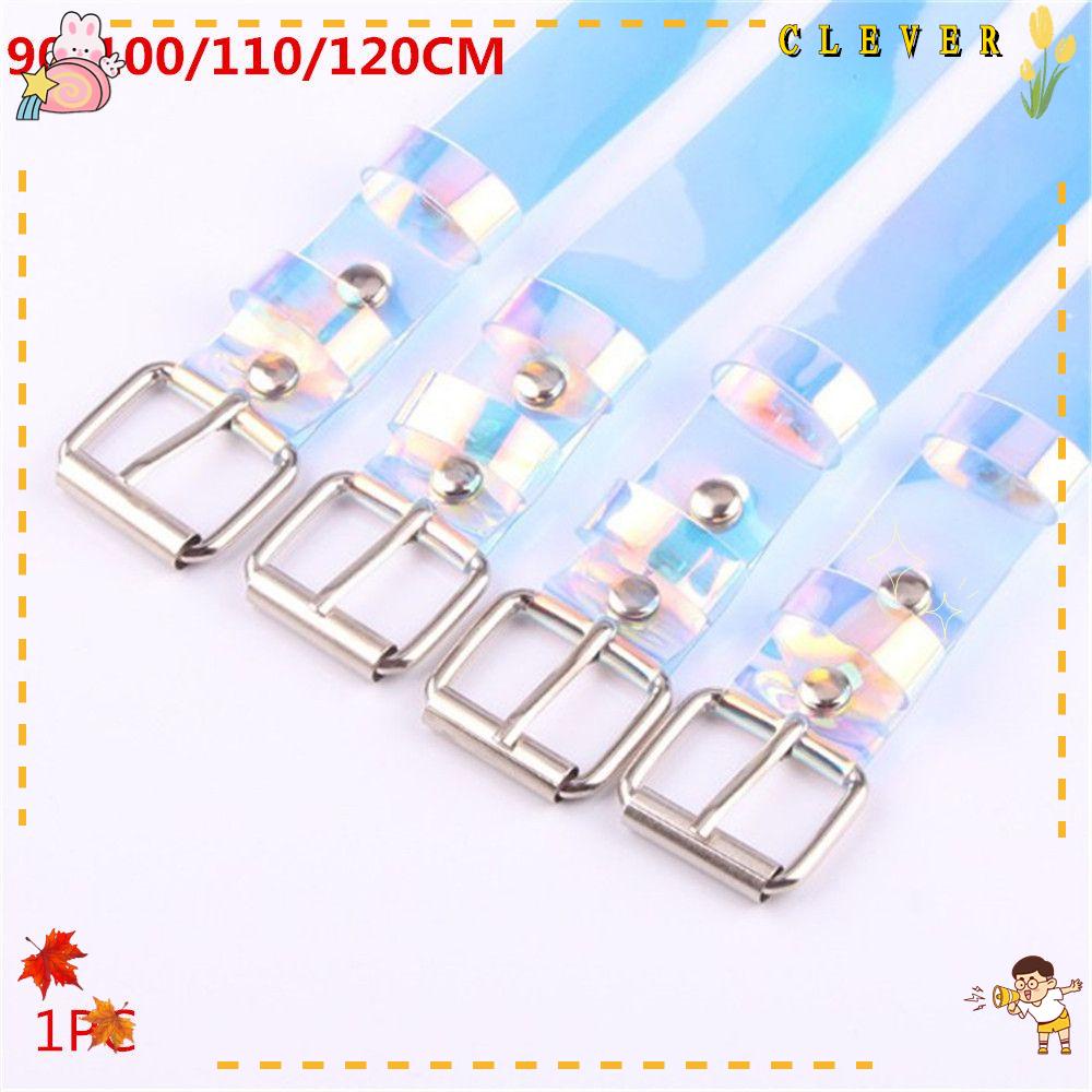 Thắt Lưng Trong Suốt Khóa Kim Loại Cho Nữ