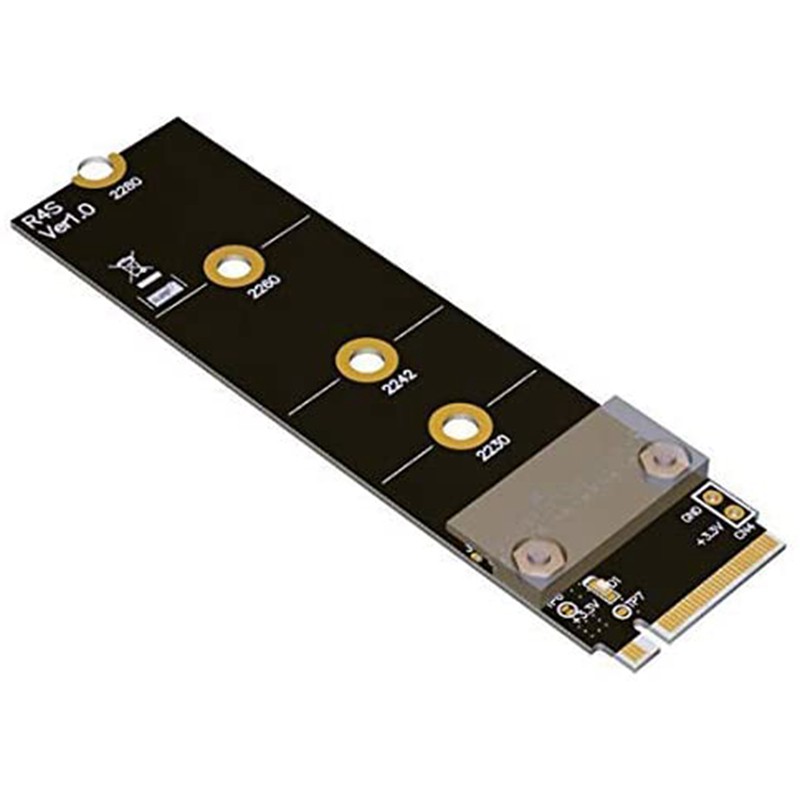 Cáp Chuyển Đổi Mở Rộng R43Sr M.2 Ngff Nvme Key M Sang Pcie X16 16x Pci-E Cho M.2 2230 2242 2260 2280 | WebRaoVat - webraovat.net.vn