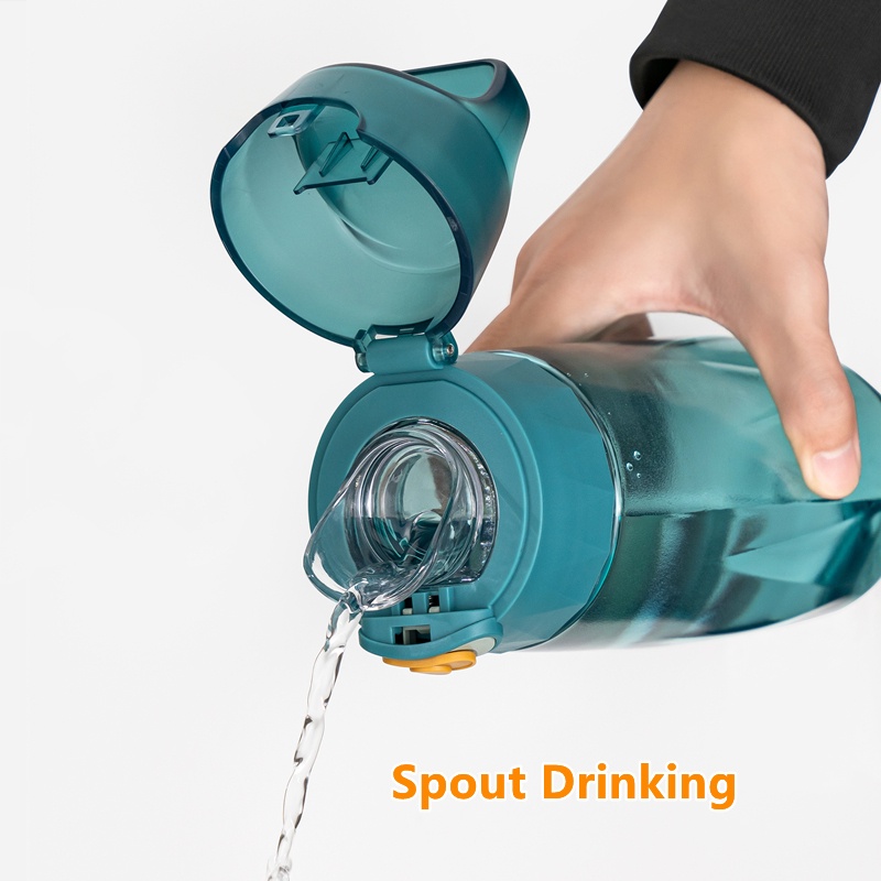 Bình nước Diller DB-015 chống tràn có ống hút tiện lợi dung tích 700ml