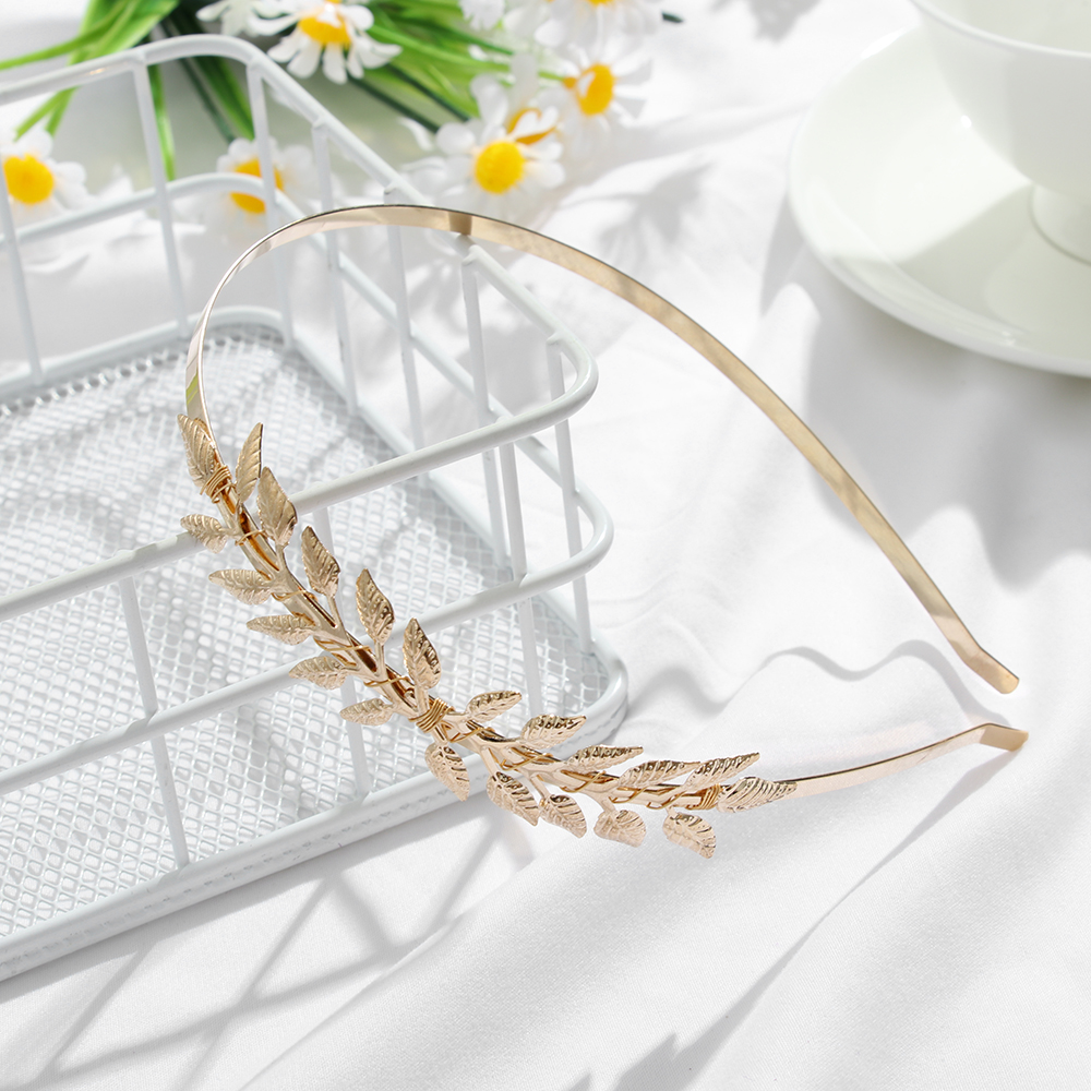 Cài Tóc Kim Loại Hình Lá Phong Cách Cổ Điển Cho Nữ