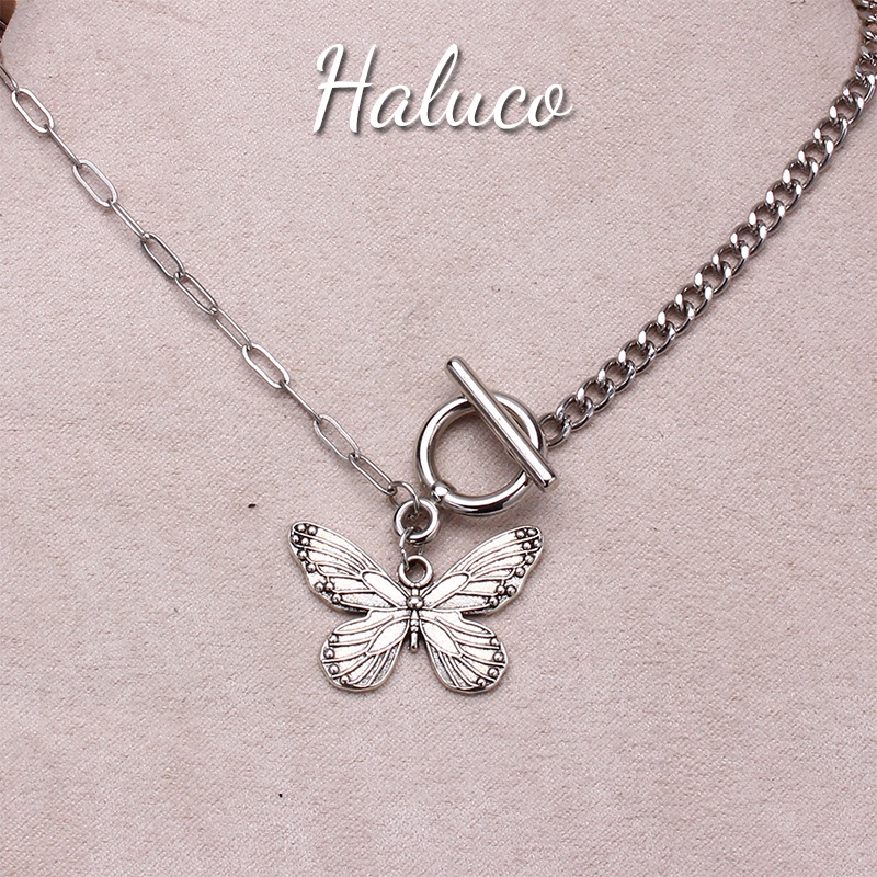 Dây chuyền mặt hình bướm phong cách retro Hàn Quốc cổ điển Haluco.accessories VC011