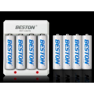 [ Pre ] Pin Sạc AAA Beston + Bộ Sạc - Chơi Chung Đồ Chơi DX Kamen Rider Henshin Belt,CSM,...