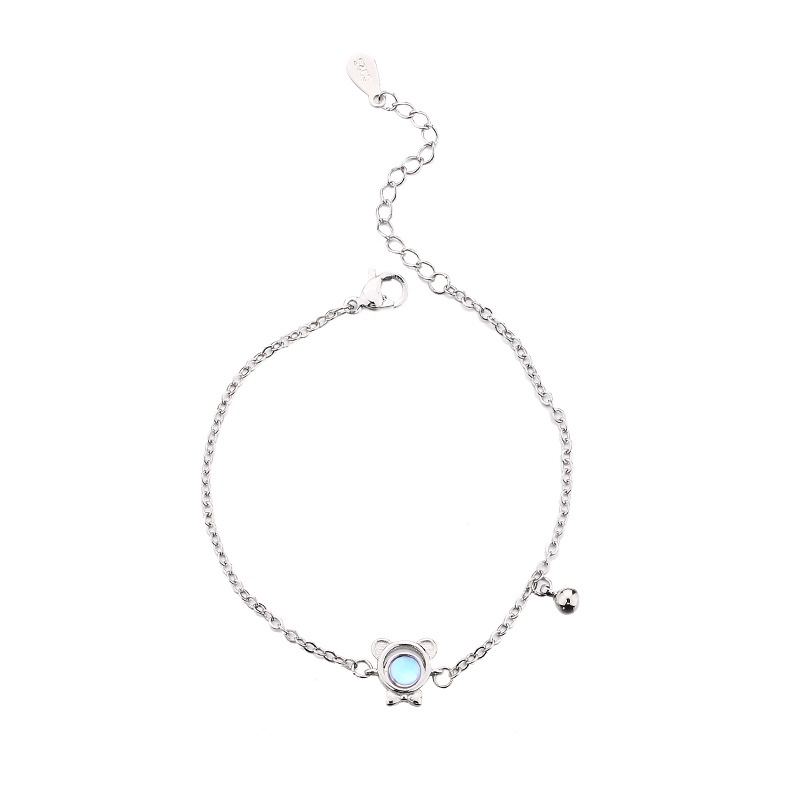 Vòng tay nữ thời trang dễ thương mèo Moonstone Hàn Quốc