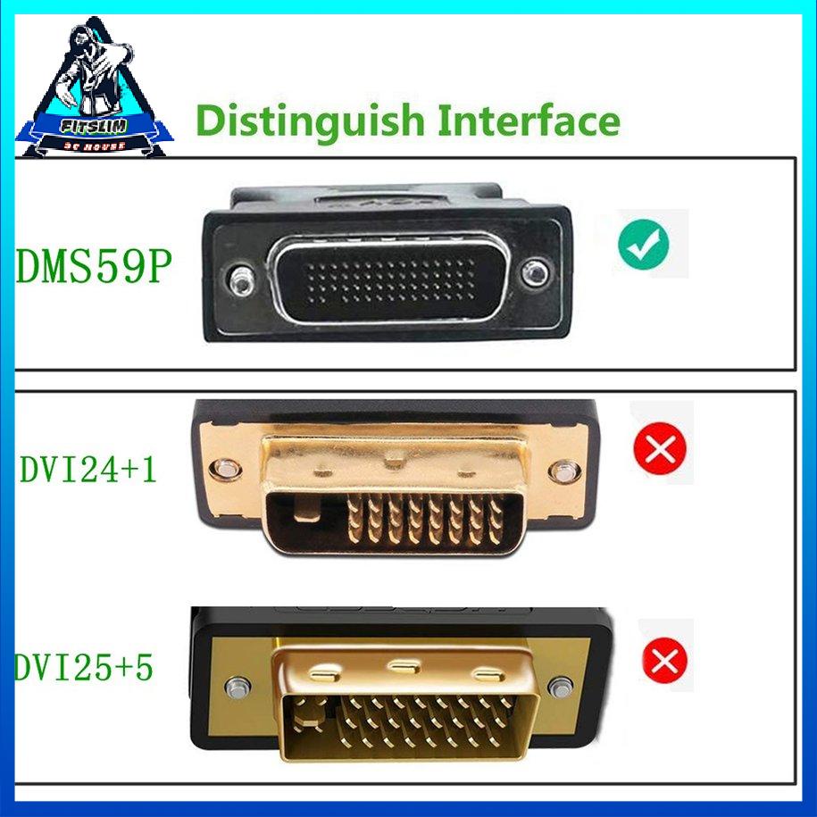 1 đến 1 DMS-59 DMS59 59Pin DVI Nam đến 1 cổng VGA Nữ Bộ chia video Y [8/9]