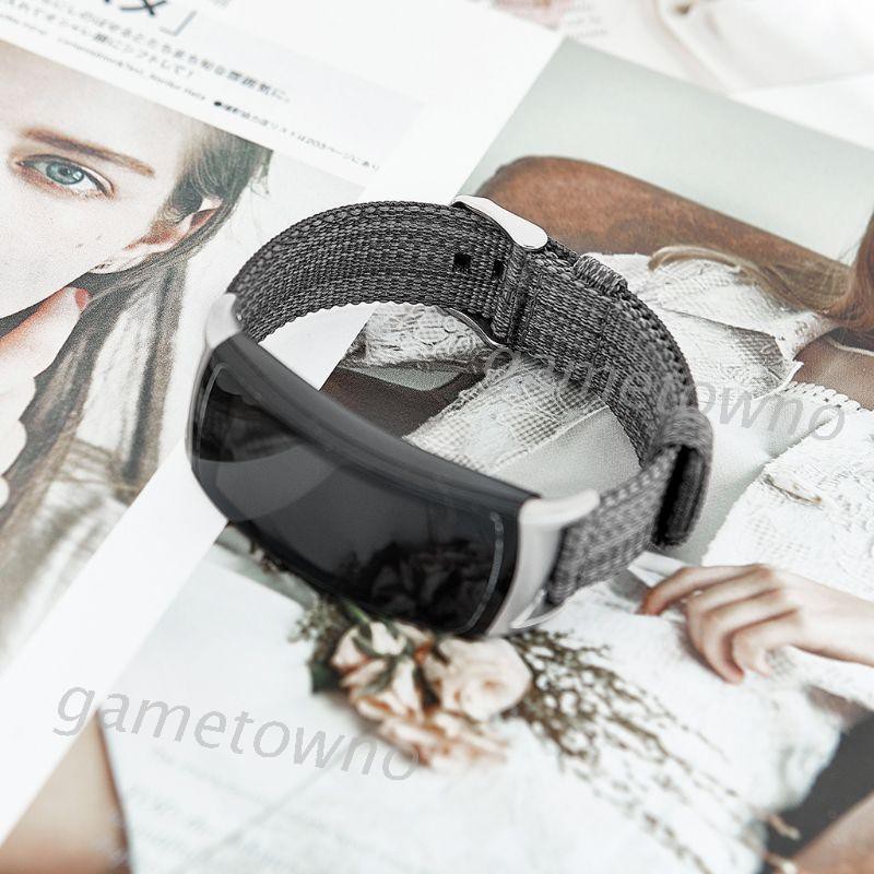 Dây Đeo Nylon Thay Thế Cho Đồng Hồ Thông Minh Samsung Gear Fit 2 Pro R360 R350 R365