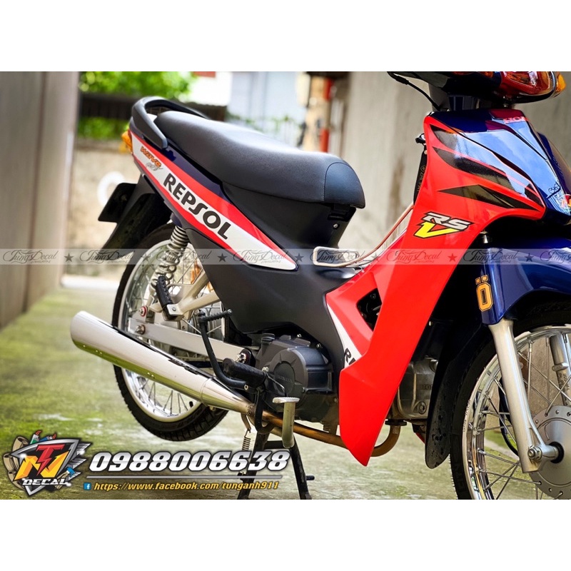 Tem xe Wave Alpha - Tem rời Repsol