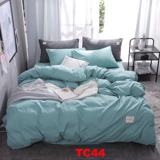 Set 4 món chăn ga gối Cotton Tici cao cấp TC44 thoàng mát mùa hè hàng đẹp loại 1