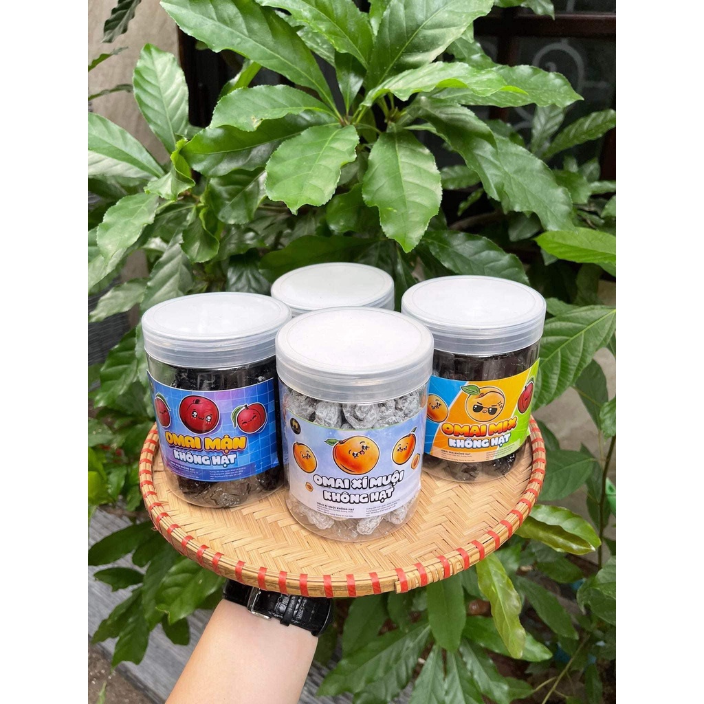 Ô mai mơ mận dẻo không hạt - Siêu Ngon hộp 500g