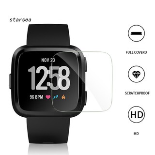 Set 3 Kính Cường Lực Bảo Vệ Mặt Đồng Hồ Thông Minh Fitbit Versa