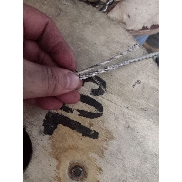 10 Mét Cáp inox 304 3mm loại tốt kèm 2 tăng đơ 4 khóa cáp làm dây phơi quần áo,chằng các vật dụng cần thiết ngoài trời.