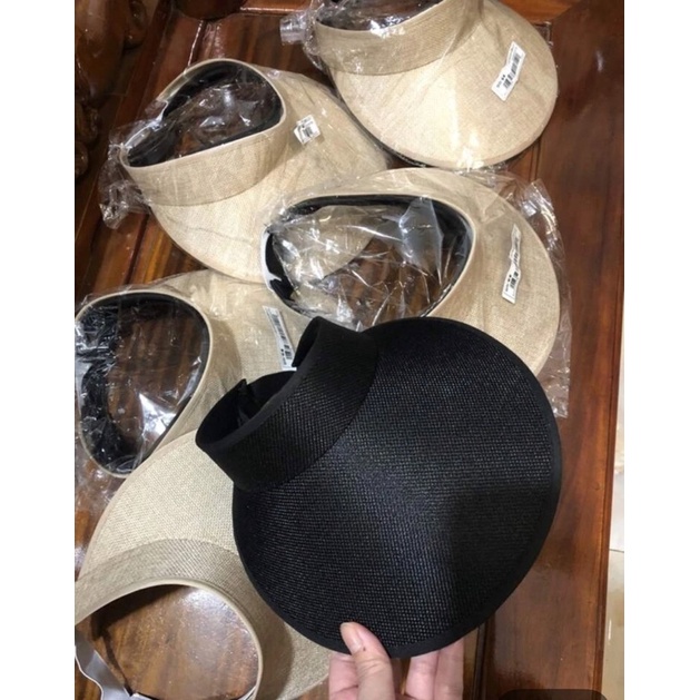 Set mũ cói mix 2 màu