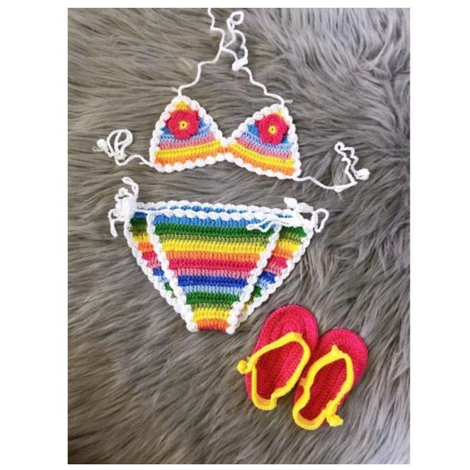 Bikini cực yêu cho bé của bạn(ko gồm giày và băng đô)