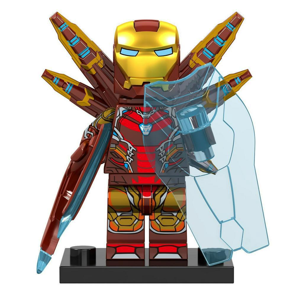 Đồ chơi lắp ghép Minifigures nhân vật Marvel Super man, Batman, Black Panther, Captain American, Iron Man, Thor, Loki.