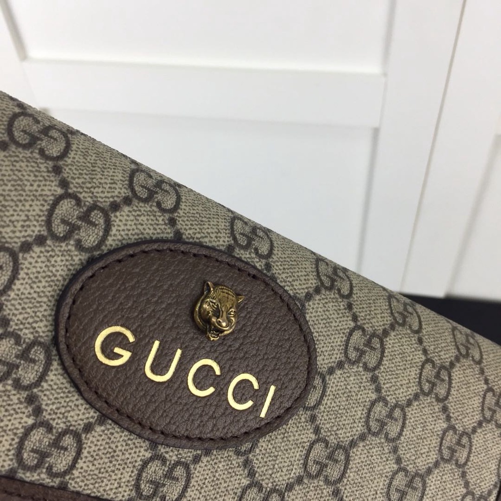 Túi đeo ☀ Gucci mặt hổ da bò 18x24 fullbox [ Dota ]