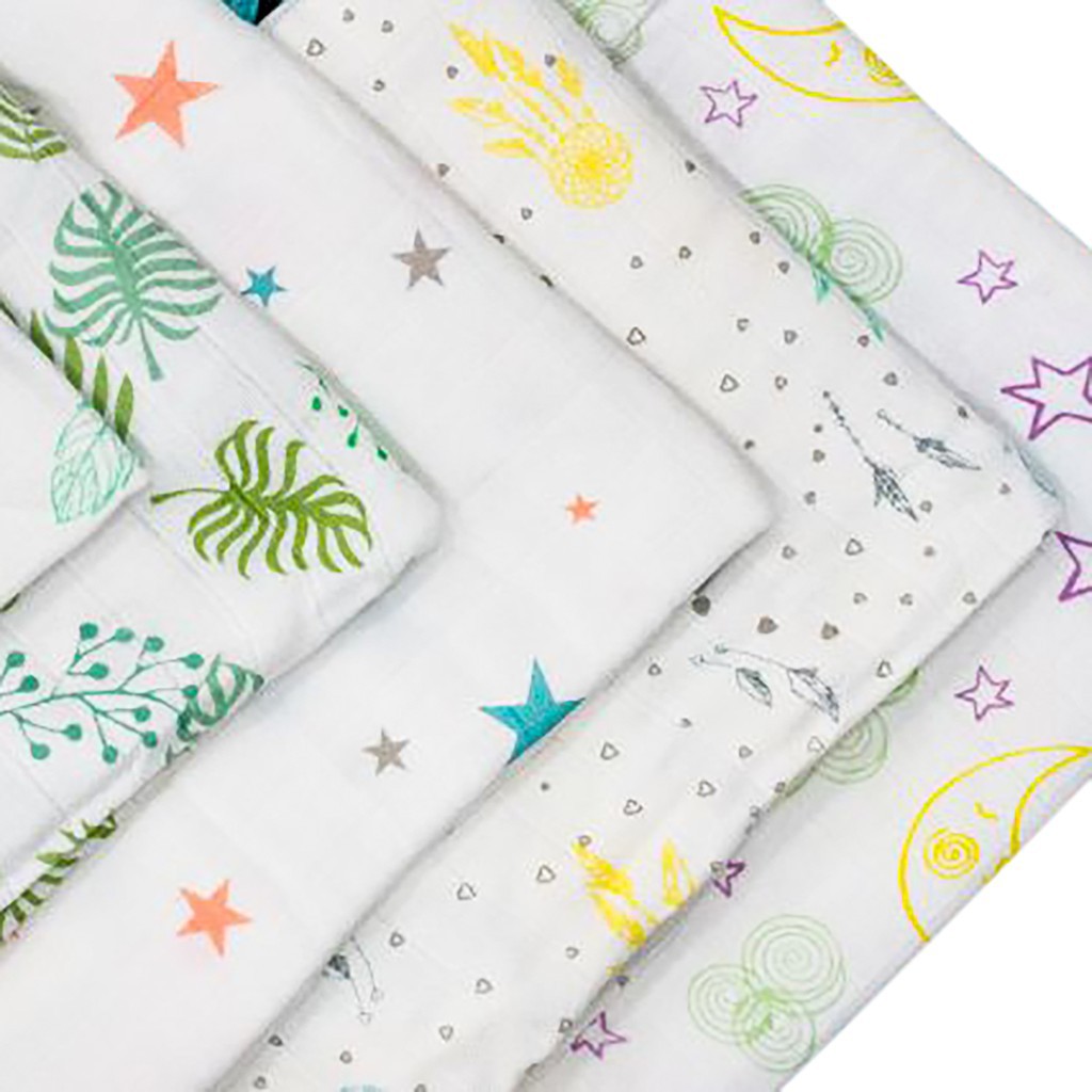 KHĂN CHE BÚ MamaRu | Khăn Choàng Cho Bé Bú