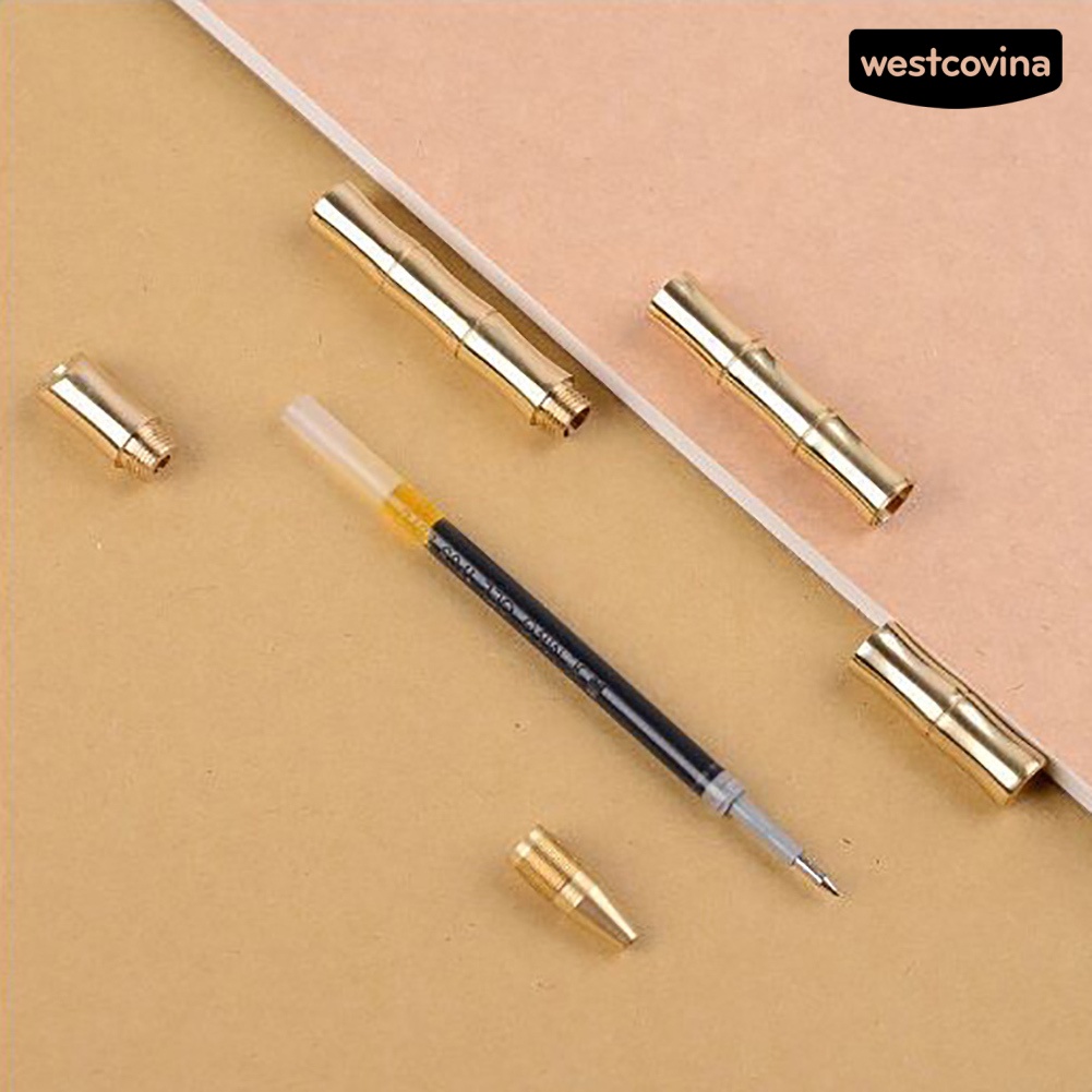 [Hot]✍Bút Mực Gel Vỏ Kim Loại Màu Đen 0.5mm