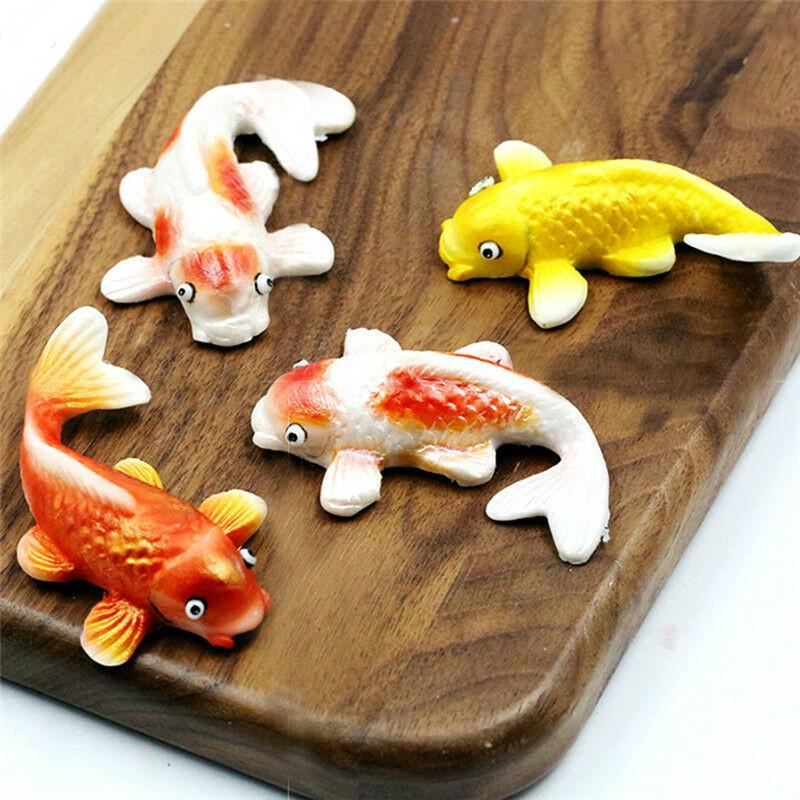 Dễ thương ✷ ❈ Cá chép Hình dạng cá Silicone Fondant Khuôn Trang trí bánh Nhà bếp Chocolate Sugarcraft Khuôn nướng bánh DIY