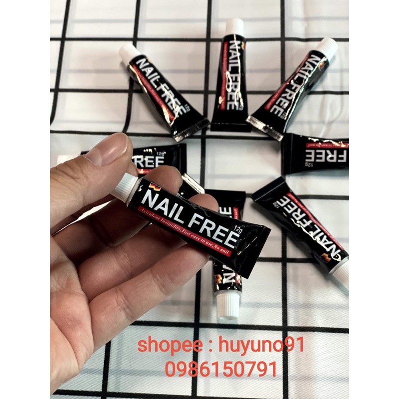 Keo dán siêu dính NAIL FREE 12g