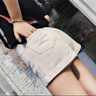 Quần short kaki lật lai co giãn lưng cao ( kèm ảnh chụp)