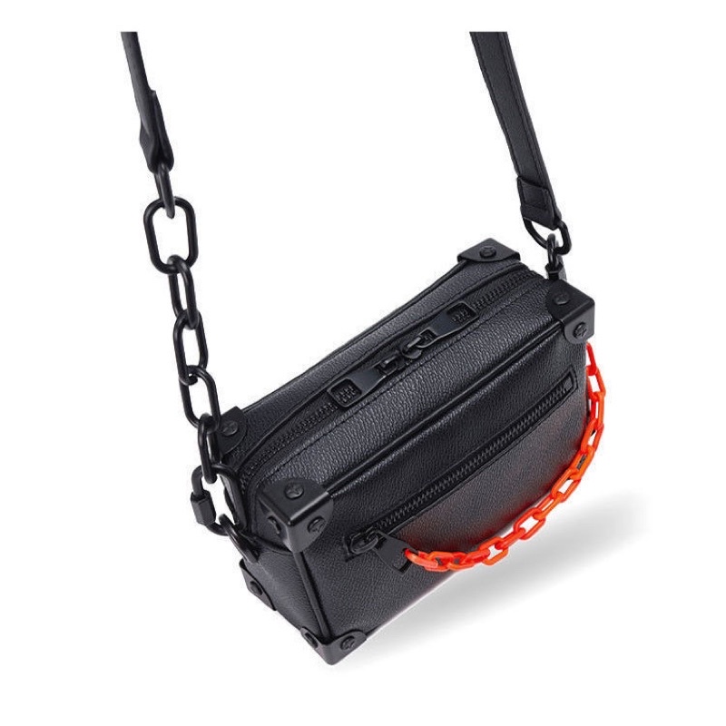 Túi hộp da dây xích