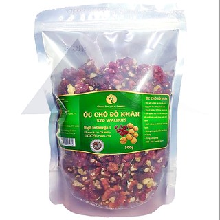 Óc chó đỏ đã tách vỏ túi 500gr - dqt1905