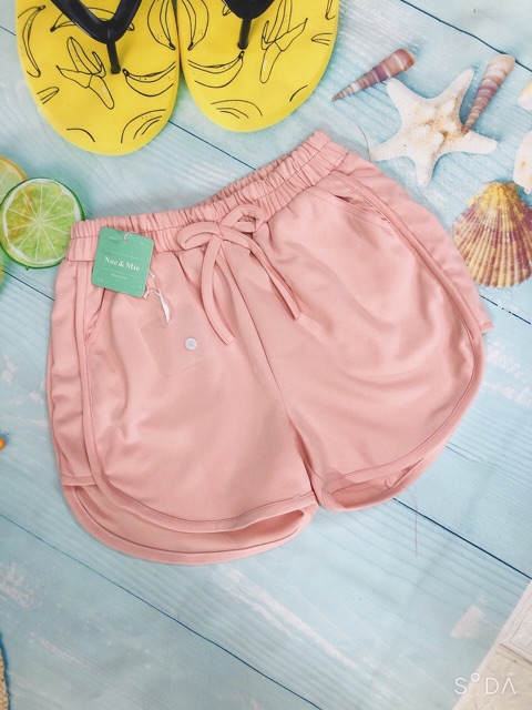 quần short nữ chạy viền chất siêu mềm