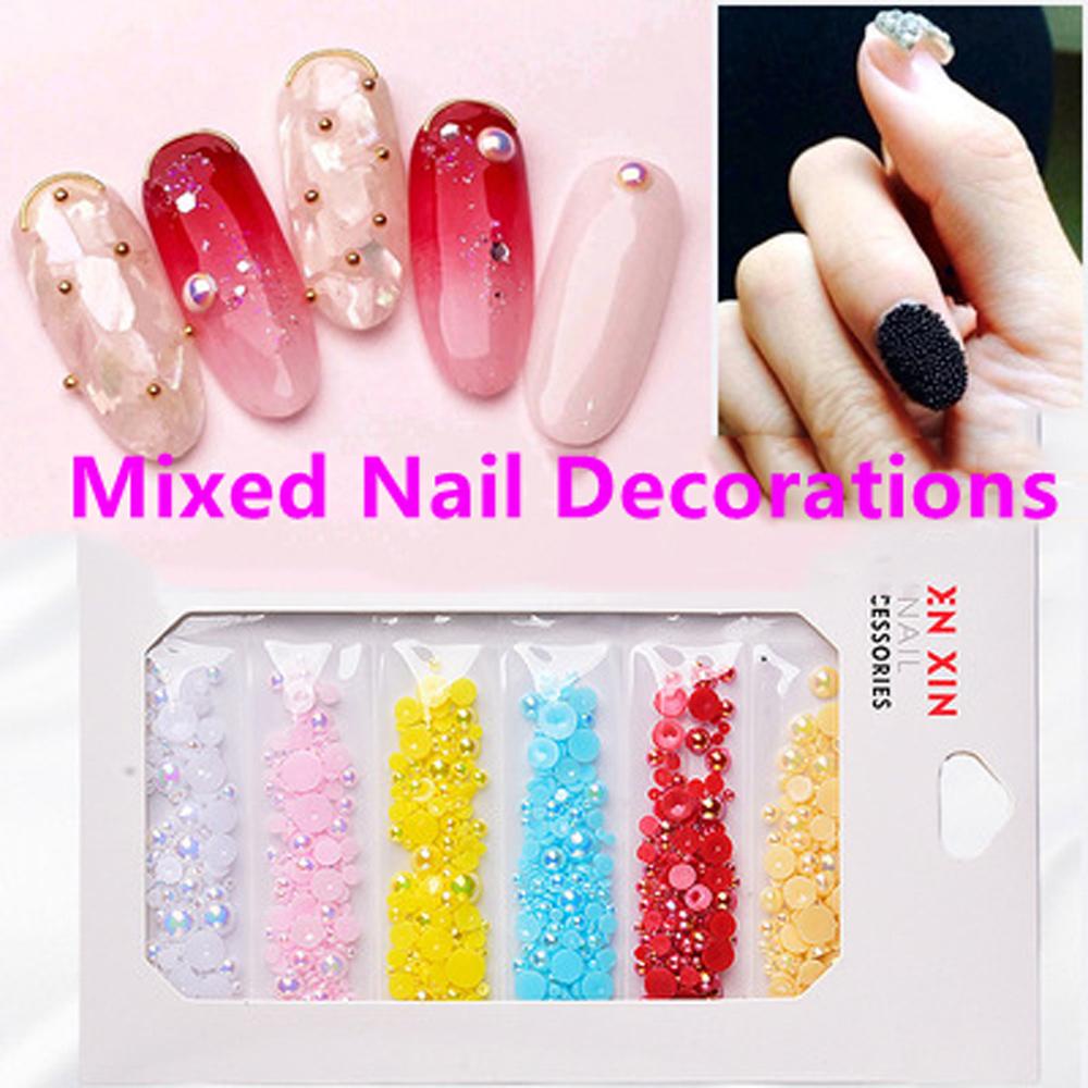 OCEANMAP Phụ Kiện Đinh Tán Đính Trang Trí Móng Tay Nghệ Thuật