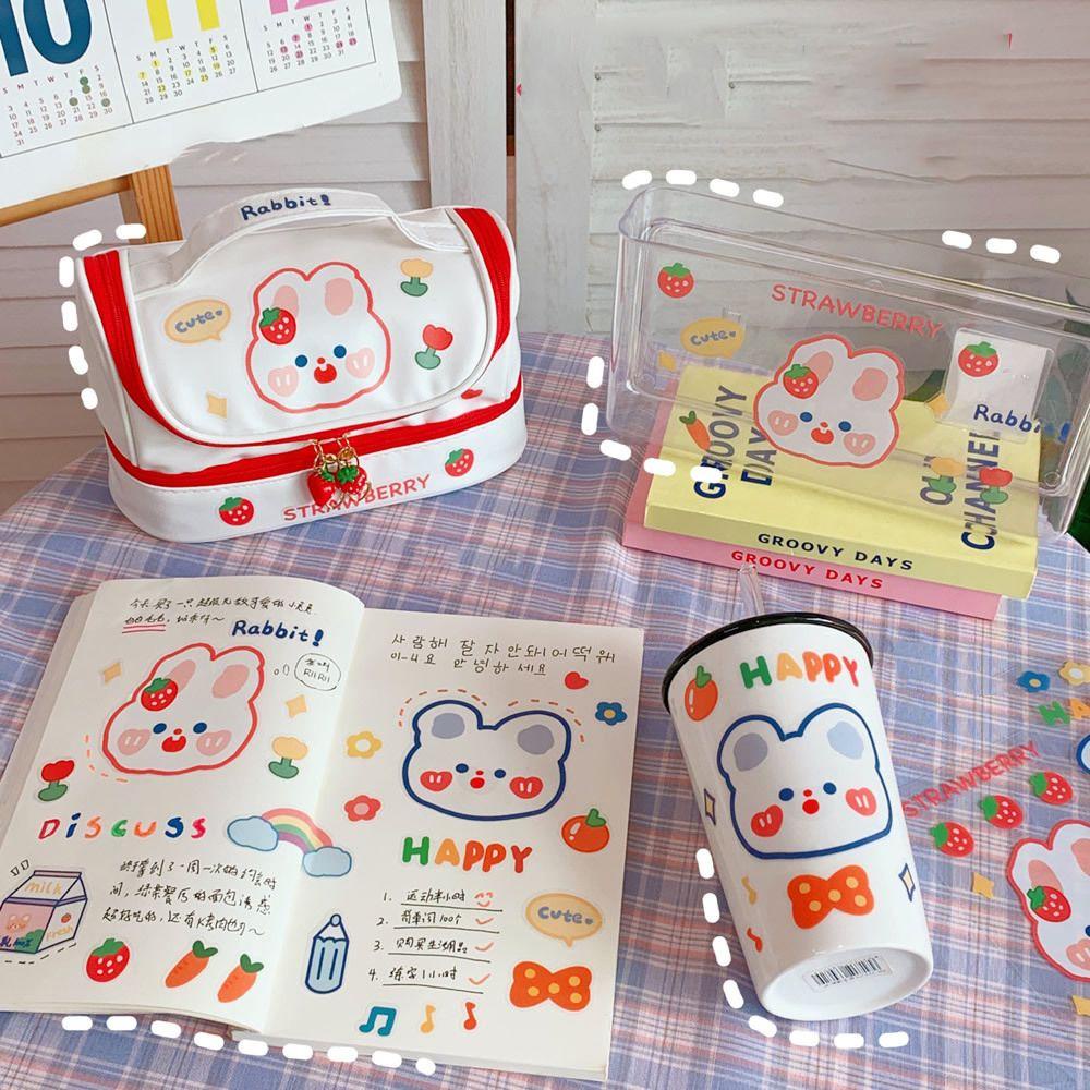 Sticker Dán Trang Trí Điện Thoại / Sổ Tay Hình Gấu Dễ Thương