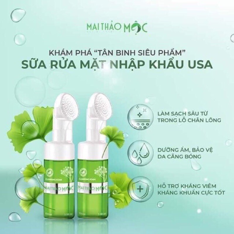 🔥🔥SỮA RỬA MẶT MAI THẢO MỘC - “MÓN ĂN” HẰNG NGÀY CHO LÀN DA KHOẺ MẠNH ‼️