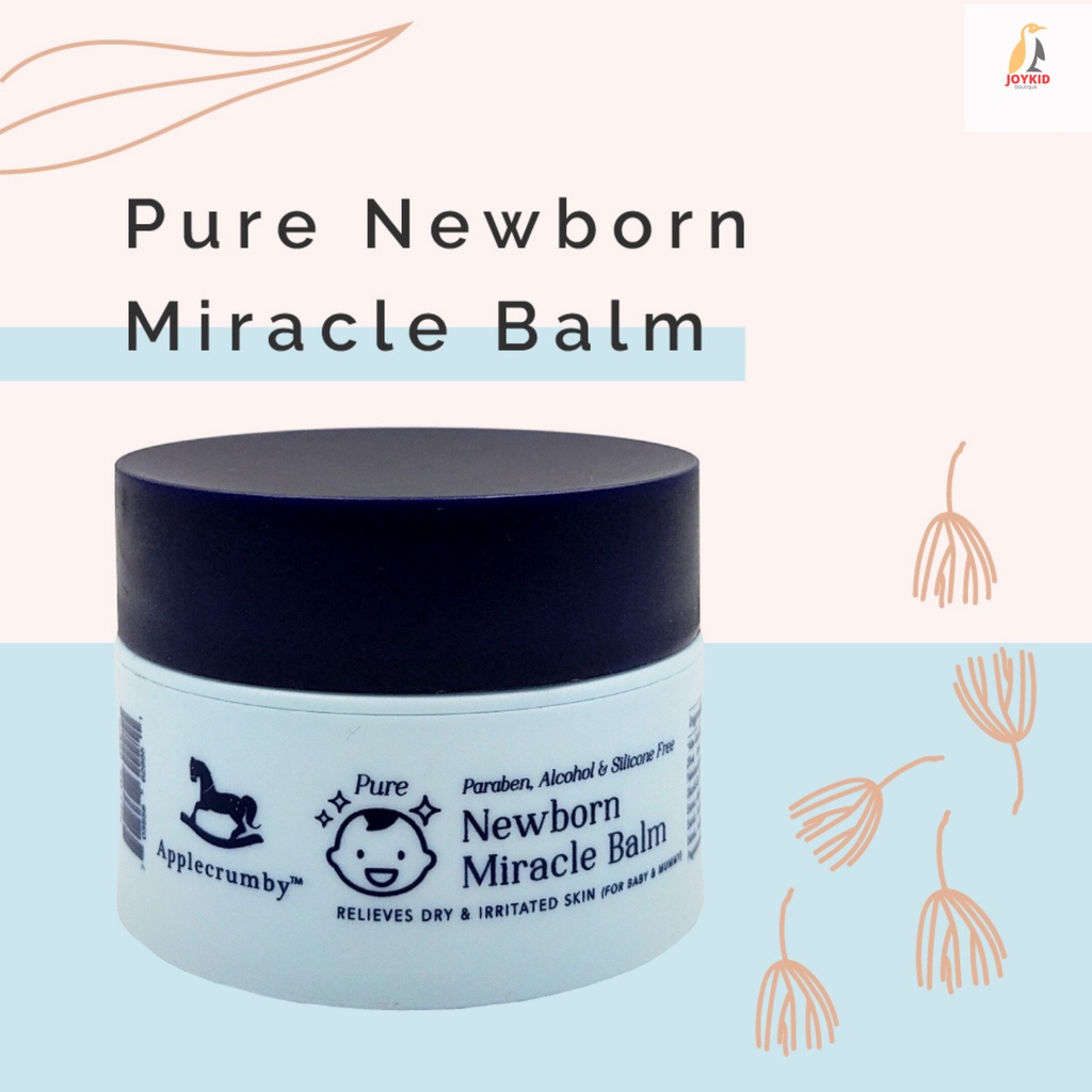 Kem dưỡng da Applecrumby Pure Newborn Miracle Balm hữu cơ cho bé sơ sinh 35 gm