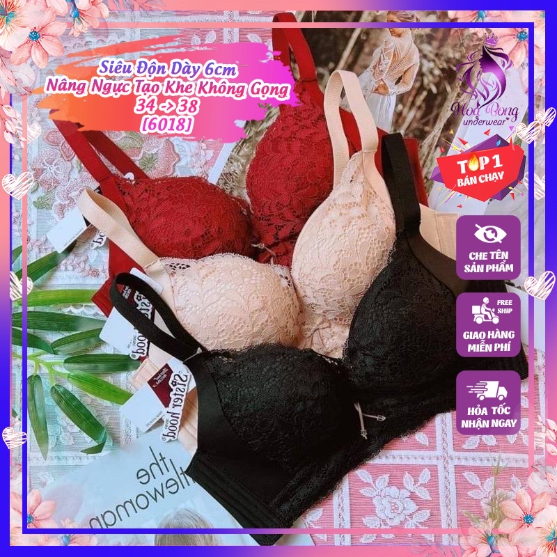 Áo Lót Định Hình Siêu Đẩy 6CM đệm hơi siêu mềm - đầy đặn,tạo khe,che khuyết điểm tối ưu