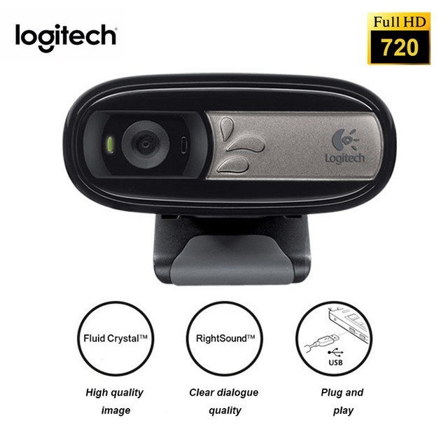 Webcam Logitech C170 có dây USB 2.0 720P cho Windows 10 / 8 / 7