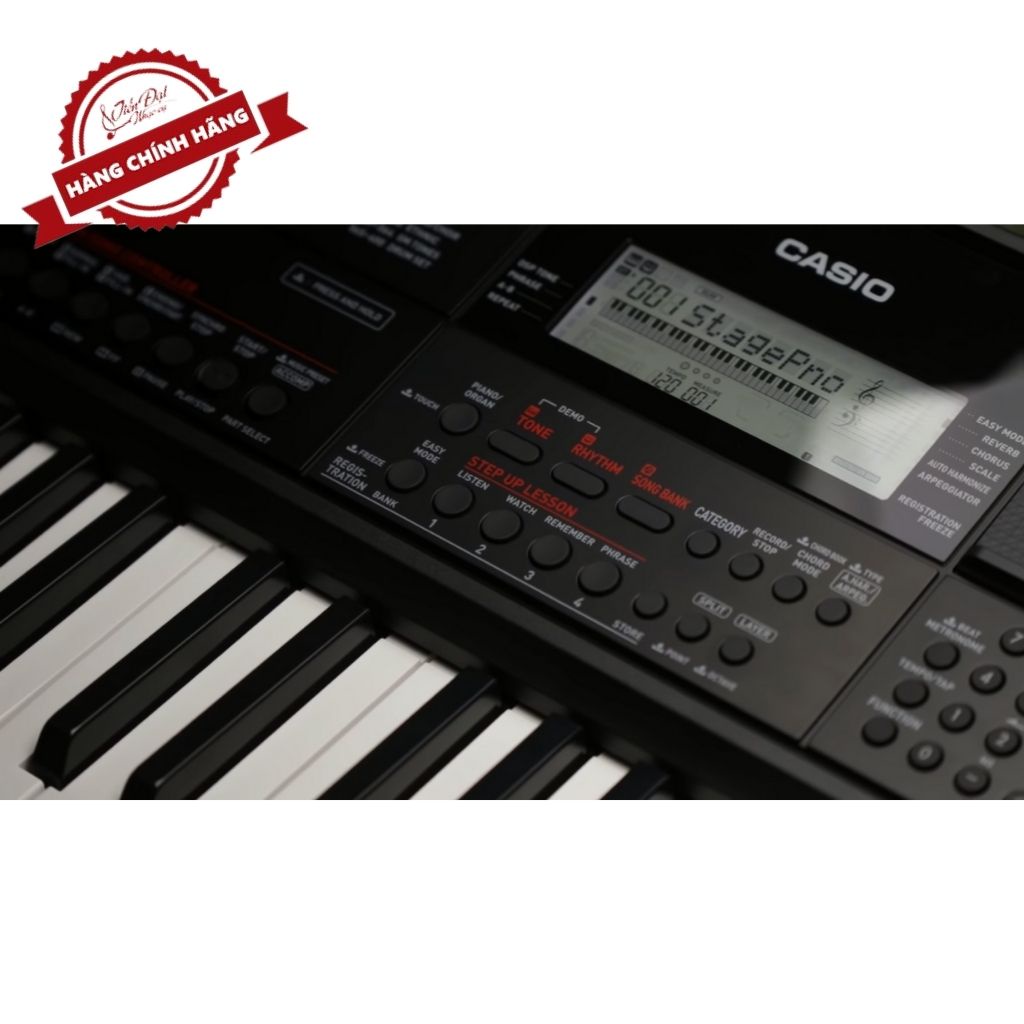 Đàn Organ Casio CT-X700 Phản Hồi Chạm 3 Mức Nhạy 61 Phím Kích Thước Tiêu Chuẩn Đầy Đủ Chức Năng