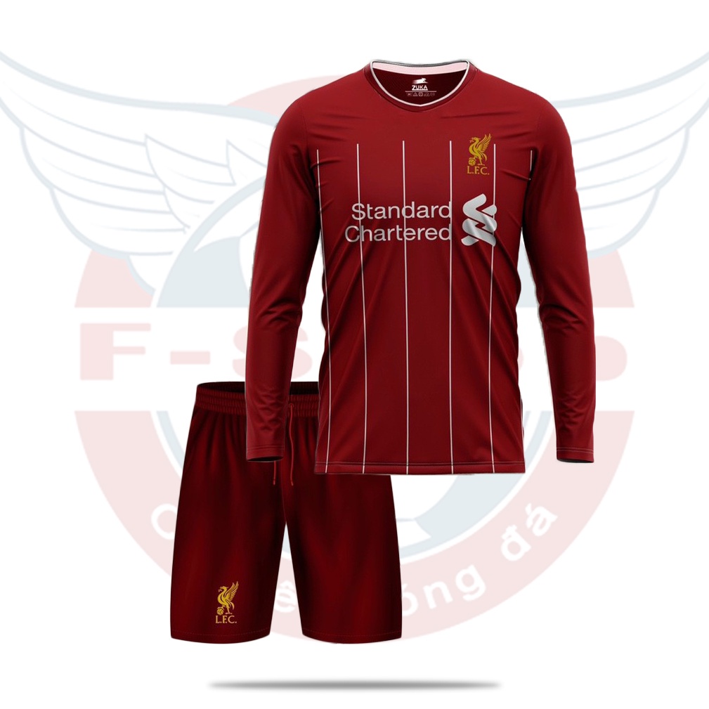 (Dài tay) Bộ quần áo bóng đá câu lạc bộ Liverpool 2022 - Áo bóng đá dài tay CLB ngoại hạng Anh