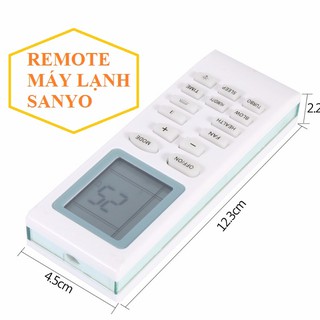 REMOTE MÁY LẠNH SANYO - Điều khiển máy lạnh sanyo 2 chiều
