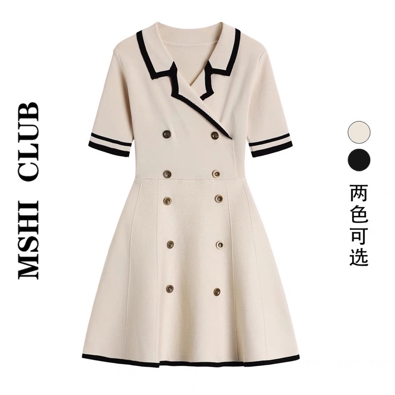Váy len mongtoghi công sở cổ viền sang chảnh Aimee closet
