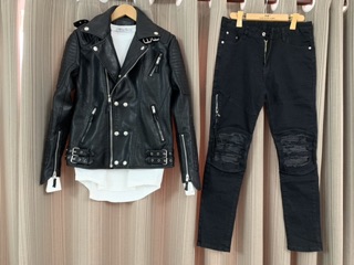 Áo Da Biker siêu cấp