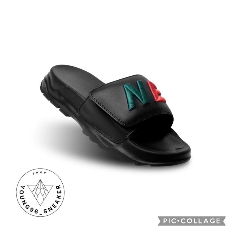 Dép Nerdyy Màu Đen Nam Nữ Đế 4cm