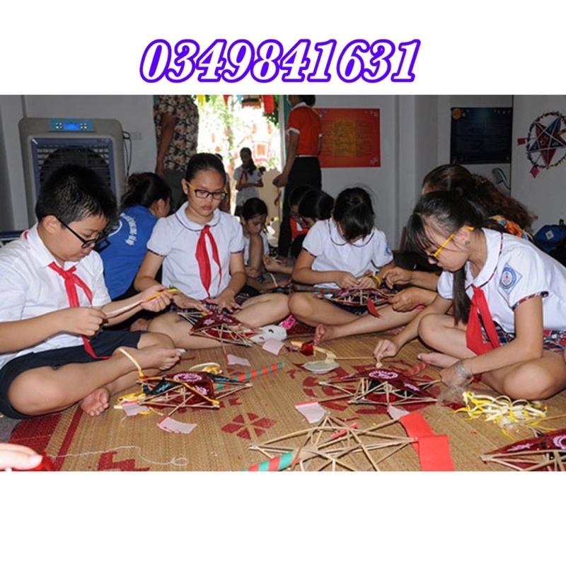 combo 10 bộ đèn lồng ông sao tự lắp ghép đầy đủ phụ kiện