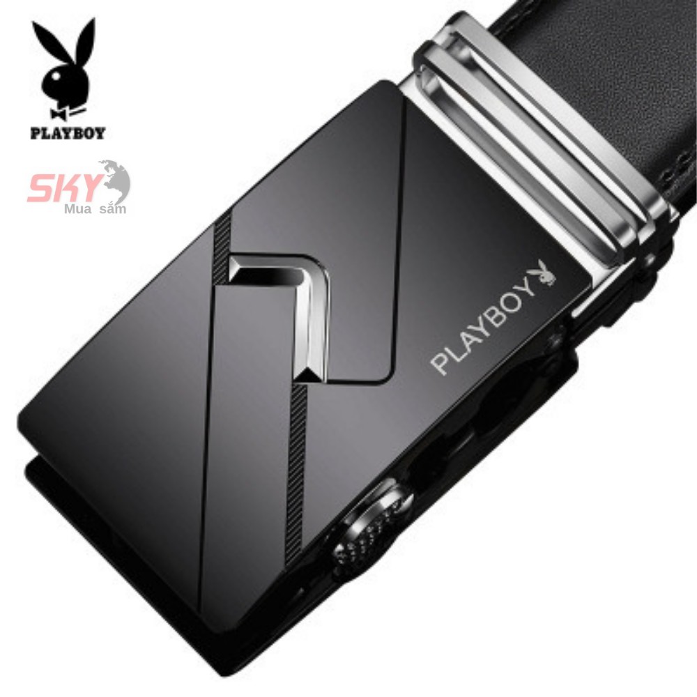 Thắt Lưng Nam Da Thật Cao Cấp - V trắng